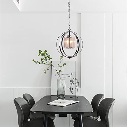 FRIXCHUR-Farmhouse-Chandelier-Crystal-Pendant-Light-Adjustable-Hanging-Light-Fixtures-Orb-Globe-Chandeliers-for-Kitchen-Island-Dining-Room-Foyer-Bedroom-Chrome