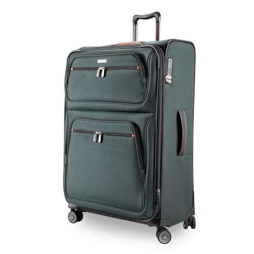 Image of Ricardo Beverly Hills Montecito 3.0 Softside Luggage Collection Expandable Suitcases with Wheels and TSA Lock, 29 inch Large Check-In (Hunter Green, 29-inch Large Check-in)