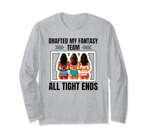 Fantasy Sports seleccionó a mi equipo con todos los tight ends Manga Larga