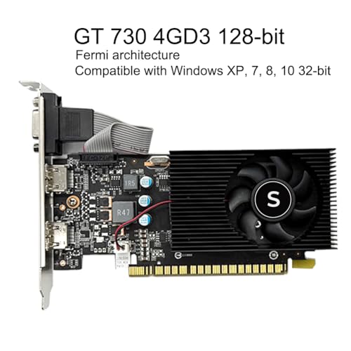 GPU GT 730 4GB de 128 bits compatible con DirectX 11 para PC de bajo consumo 2