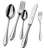 Made in Germany: ja PICARD & WIELPÜTZ Besteckgarnitur Novara mit Massivmessern, poliert 30-TLG.