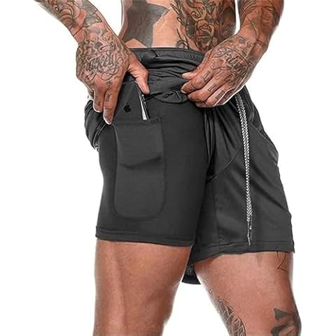 Short de Sport QINFEN YUNDOU 2 en 1 Cover
