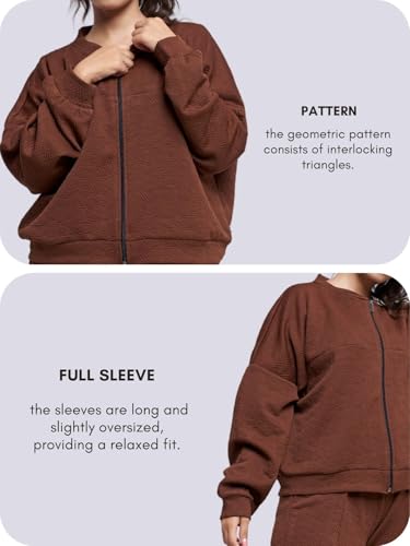 Image of GRECIILOOKS Co-ord Set for Women Stylish | Oversized Loose Fit Cotton Winter Hoodie set | Woolen Sweatshirts & Hoodies & T-Shirt For Girl | Casual Solid Full Sleeves Women Stylish Hoodie with Pocket