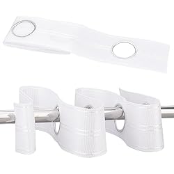 Cortinas Artesanales De Tela NBEADS Alrededor de 21.87 Yarda (20 m) de Cintas con Ojales para Cortinas de Poliéster, Cinta Plisada de Cortina Blanca de 7.6cm de Ancho para Decoración de Ventanas del Hogar, Costura Artesanal