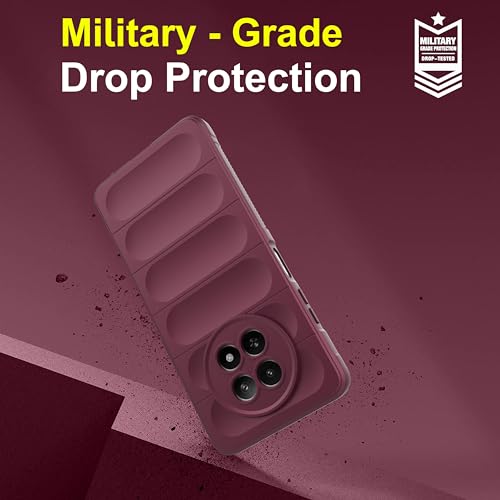 Image of Zapcase Back Case Cover for Realme 13 5G | Compatible for Realme 13 5G Back Cover | Liquid Silicon Magic Case with Camera Protection | Plum