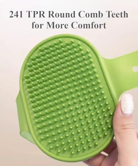 4 Pieces Cat Self Groomer Cat Brushes Silicone Cat Combs for Indoor Cat Corner Cat Face Scratcher Adjustable Cat Massager (Green+Yellow)-wEEu28CB