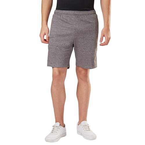 Image of berge' Men's Knits Cotton Polyester Fabric Long Shorts with Secure Zipper Pockets Casual for Men|Gym|Half Pants for Men|Mens