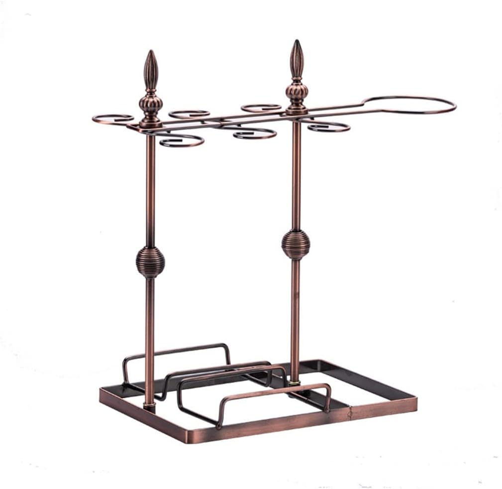 Wrought Iron Wine Bottle Holder 3 in 1 Decorative Metal Goblet Hanger Decanter Utensils