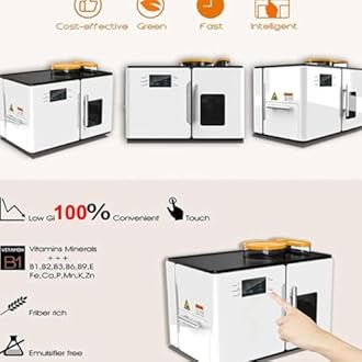 Fully Automatic Roti Maker, Electric Chapati Tortilla Pancake Flatbreads Pita Making Machine, Rotis Naan Maker, One Key to Make 8 Pcs/One Time, for Chapati, Corncakes, Flour Tortilla