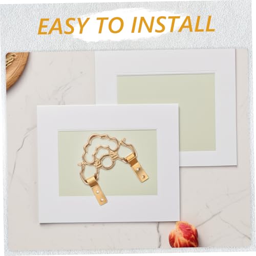 Image of Picture Frame Hangers Heavy Duty Hanging Hooks for Drywall Frame Hangers Picture Hanging Hardware Dorm Home Decor Apartment Decor Aesthetic