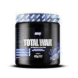 REDCON1 Total War Pre Workout Powder, Blue Raspberry - Beta Alanine + Citrulline Malate Vegan & Keto Friendly Preworkout for Men & Women with 250mg of Caffeine - Fast Acting HMB (30 Servings)