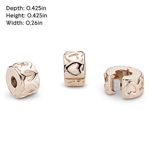 Pandora Jewelry Row Of Hearts Rose Charm #TOP4