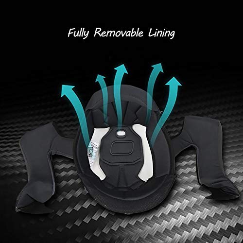 Casque moto modulaire Bluetooth avec walkie talkie et double visière - 6