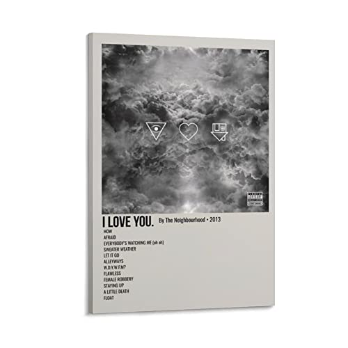 Toile The Neighbourhood I Love You 2013 | Déco salon grand format 50x75 cm