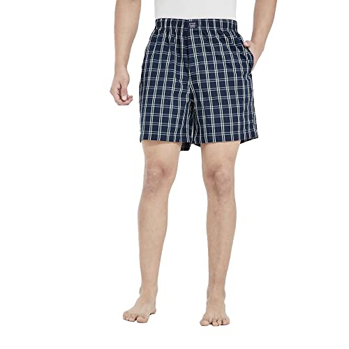 Image of STOP by Shoppers Checks Cotton Men's Boxers