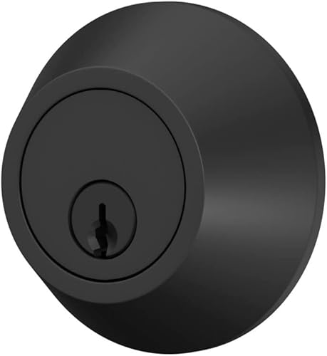 Miniatura 5 de Lock Scout Cerrojo de seguridad con borde redondo, llave de 2 lados, acabado negro mate