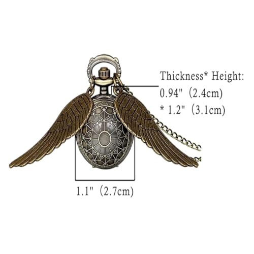 Image of Vintage Quartz Pocket Keychain for Men & Women - Classic Retro Antique Style Anime Marvel Super Hero Timepiece, Decorative Accessory for Bags and Backpacks.