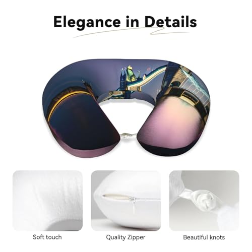 Almohada memory foam para cuello tamaño único negra miniatura 4