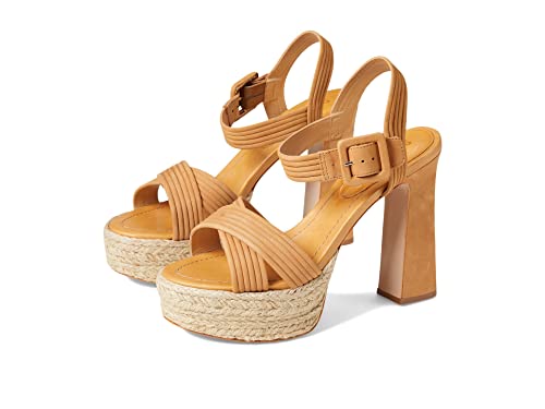SCHUTZ Sandália plataforma feminina Blisse, Caramelo Nude, 9.5