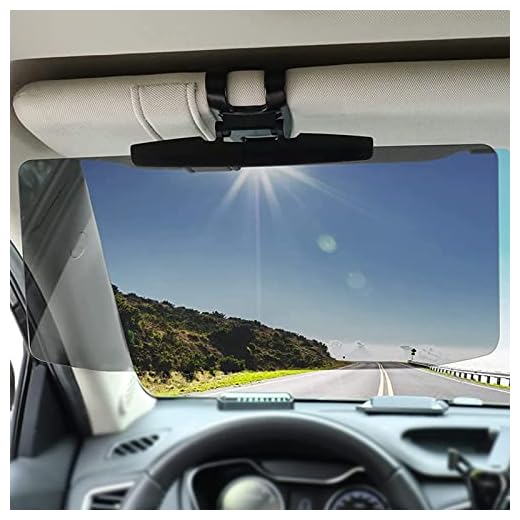 2 Pack Sun Visor for Car, Anti Glare Sun Visor for Car, Universal Sun Visor Extender for Cars, Auto Polarized Sun Visor Sunshade Extender Protects from Sun Glare Snow Blindness