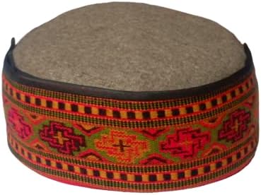 Premium Kullu Handloom Design Cap โ Be a Pahadi โ Feel The Tradition-Himachli Kraft Any Design Cap