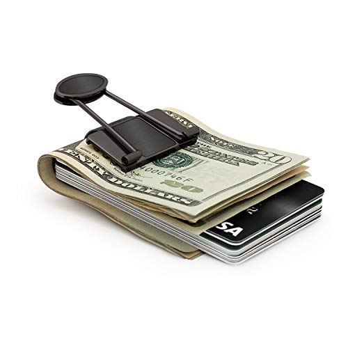 Image of Speidel Stainless Steel Ionic Plated Metal Money Clip for Men, Bill Binder Clip, Wallet, Credit Card Holder, Minimalist Slim Money Clip