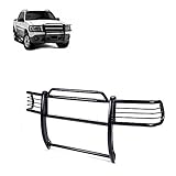 Black Horse Grille brush Bumper Guard Modular Black Compatible with 2001-2003 Ford Explorer Sport|2001-2005 Ford Explorer Sport Trac-17FJ24MA