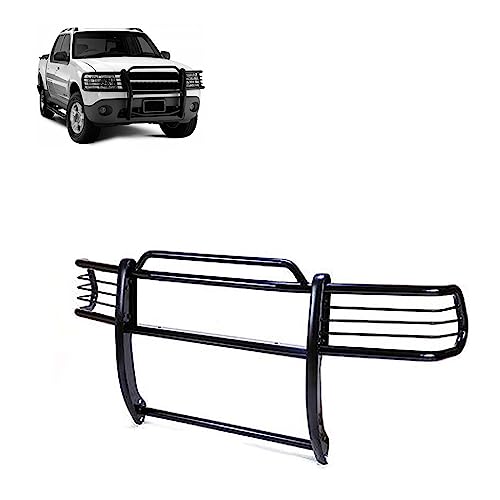 Image of Black Horse Grille brush Bumper Guard Modular Black Compatible with 2001-2003 Ford Explorer Sport|2001-2005 Ford Explorer Sport Trac-17FJ24MA