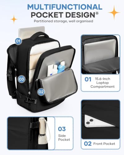 HomeDex Travel Backpack with Laptop Compartment - Image 5