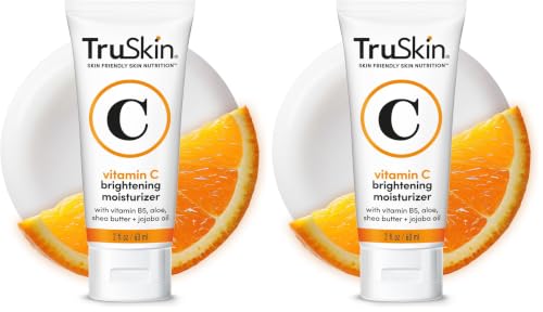 TruSkin TruSkin Vitamin C Face Cream - Brightening & Hydrating Daily Moisturizer with Vitamin E, B5, Jojoba Oil & Green Tea - Smooth, Radiant-Looking Skin, 2 Fl Oz (Pack of 2) sold by TruSkin - Amazon Seller - US
