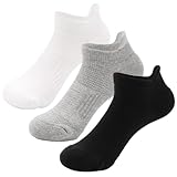 AOOPOO 3 Paar Sneaker Socken Herren, Baumwolle Sportsocken Atmungsaktive Laufsocken Kurz, Kurze Sneakersocken für Sport Laufende, Wandern, Radfahren, EU 38-44