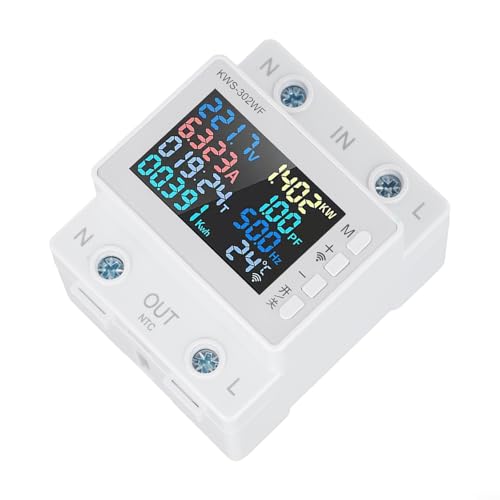 Voltmètre de puissance LCD pour sécuriser le tableau électrique de la maison