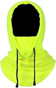 Fleece Hood Skiing Mask for Women Men, Winter Snow Warmer Face Mask, Windproof Balaclava Head Face Cover for Cold Weather