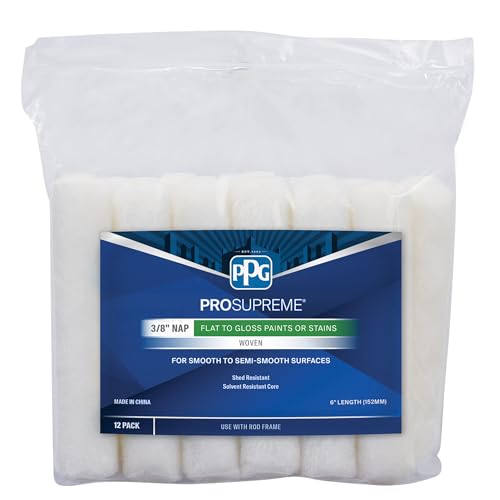 Rodillo de pintura tejido de 6 pulgadas PPG ProSupreme para renovar habitaciones
