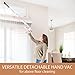 Kenmore DS4030 21.6V Cordless Stick Vacuum with EasyReach Wand, Lightweight Cleaner with 2-Speed Power Control, LED Headlight, Converts to Handheld for Hardwood Floors, Carpet & Pet Hair, Orange