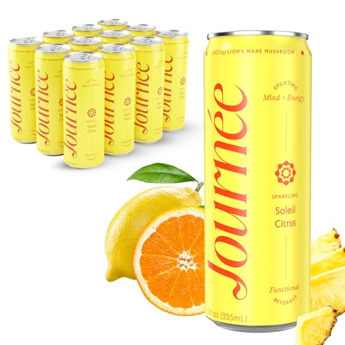 Journée Wellness Energy Drink, Natural Caffeine, Lion’s Mane, L-Theanine, 125