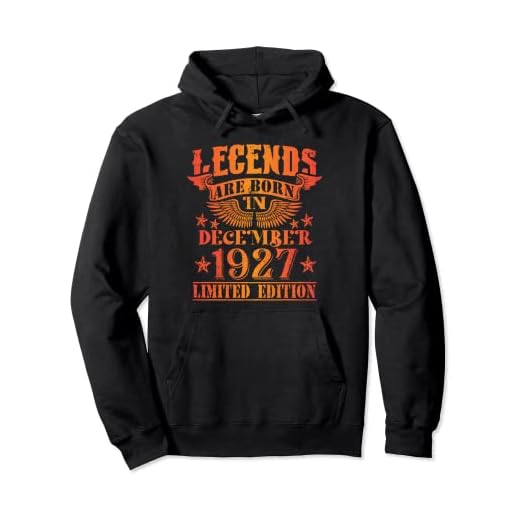 Cumpleaños Diciembre 1927 Edición Limitada Regalo Vintage Sudadera con Capucha