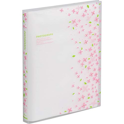 ハクバ写真産業 ビュートプラス Lサイズ 80枚収納 小花ピンク ABP-L80KPK