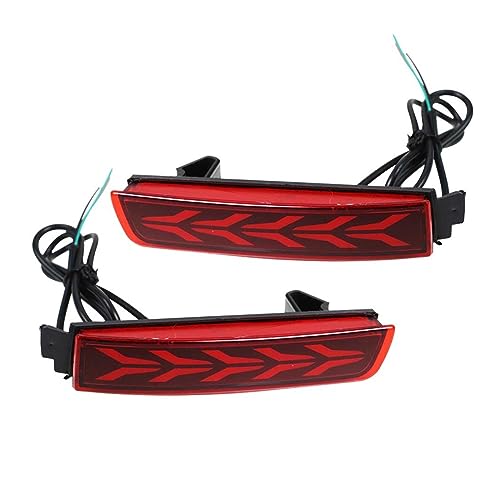 Luz trasera de coche 2 piezas lámpara antiniebla trasera de coche luz de freno lámpara de parachoques trasero for for Sentra for Sylphy 2012 2013 2014 2015 2016 2017 2018 luces LED for remolque(B)