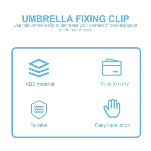 Hemobllo Stativzubehör Regenschirmhalter Clip Aus Stahl Für Kamera Outdoor Fotografie Schutz Gegen Regen Und Sonne Einfache Montage