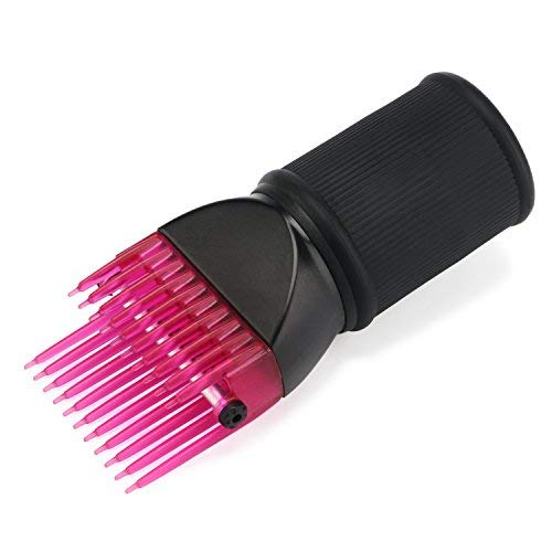 Miniatura 8 de Segbeauty Accesorio de peine para secador de pelo, accesorio de cepillo para secadora de pelo rosa desenredante para boquilla de 1.57 a 1.97