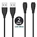 TUSITA [2 Piezas Cargador Compatible con Fitbit Charge HR - Cable de Carga USB 3,3ft 100cm - Accesorios de Smart Fitness Activity Tracker