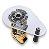 WOOD GRAIN JUNKIE® TrimFit Pro® 6"x9" Router Base Plate Compatible with DeWalt DWP611, DCW600B – Single Grip, 3/8” Clear Acrylic, Pre Drilled Router Accessory for Woodworking, Made In USA