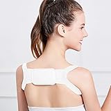 KKCD - Geradehalter Haltungskorrektur, Verstellbare Rückenstütze Für Männer Und Frauen, Korrektur Der Oberen Rückenstütze Für Den Oberen Rücken, Korrektur Der Rückenhaltung Atmungsaktive Träger Für Mä