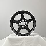 4 PCS ROTA SLIPSTREAM WHEELS 15X7 PCD:4X100 OFFSET:40 HB:56.1 SATIN BLACK