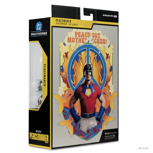 McFarlane Toys- DC Multiverse Peacemaker (Peacemaker The Series) 7in Action Figure (Deluxe Theatrical Edition)