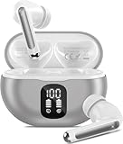 Auriculares Inalambricos Bluetooth, Auriculares internos Bluetooth 5.3, con estéreo de Alta fidelidad, micrófono, Resistente al Agua IP7 y 35 Horas de reproducción para Android/Samsung