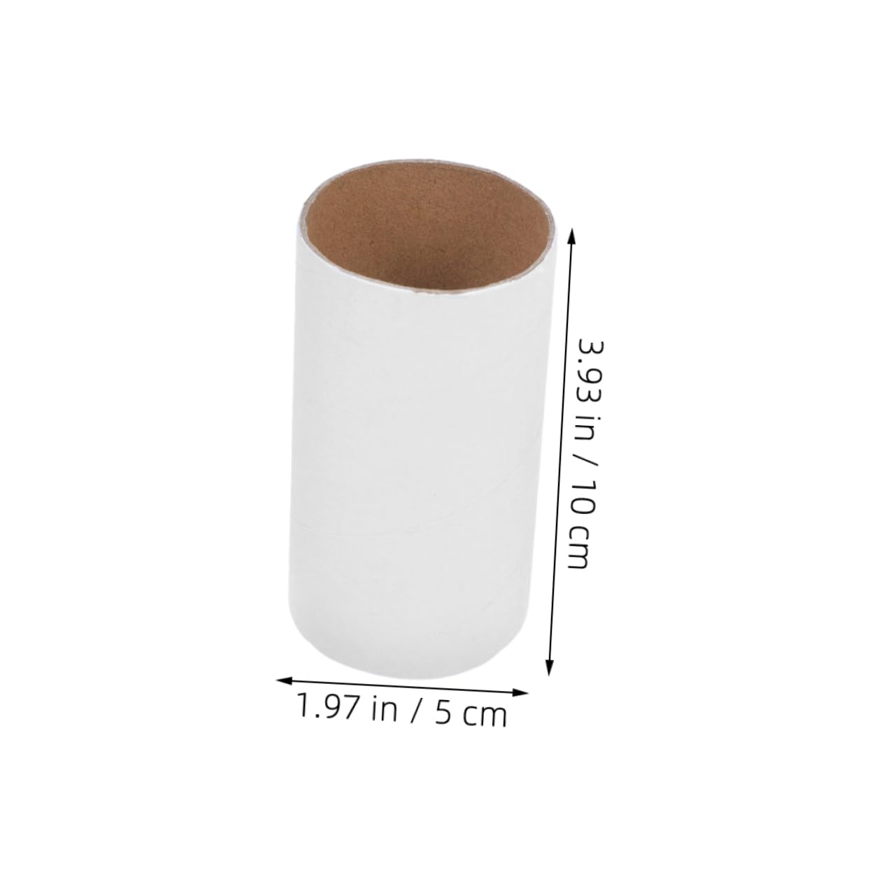DOITOOL 20pcs Unfinished Paper Cardboard Tubes Craft for Boys and Girls Drawing Paper Tubes for Creative Arts DIY Projects