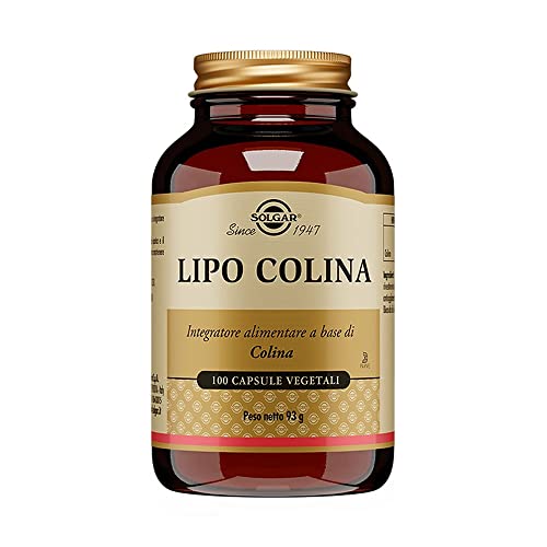 Solgar - Solgar Lipo Colina Integratore per Fegato 100 Capsule - 943179150