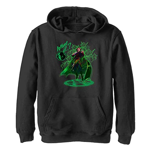 Sweat à capuche Marvel What If Green Hoodie noir en taille S pour garçon